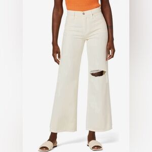 HUDSON Rosie EUC size 29 High-Rise, Wide-leg Jean in "Ecru"